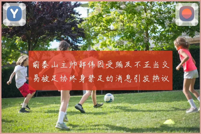 前泰山主帅郝伟因受贿及不正当交易被足协终身禁足的消息引发热议